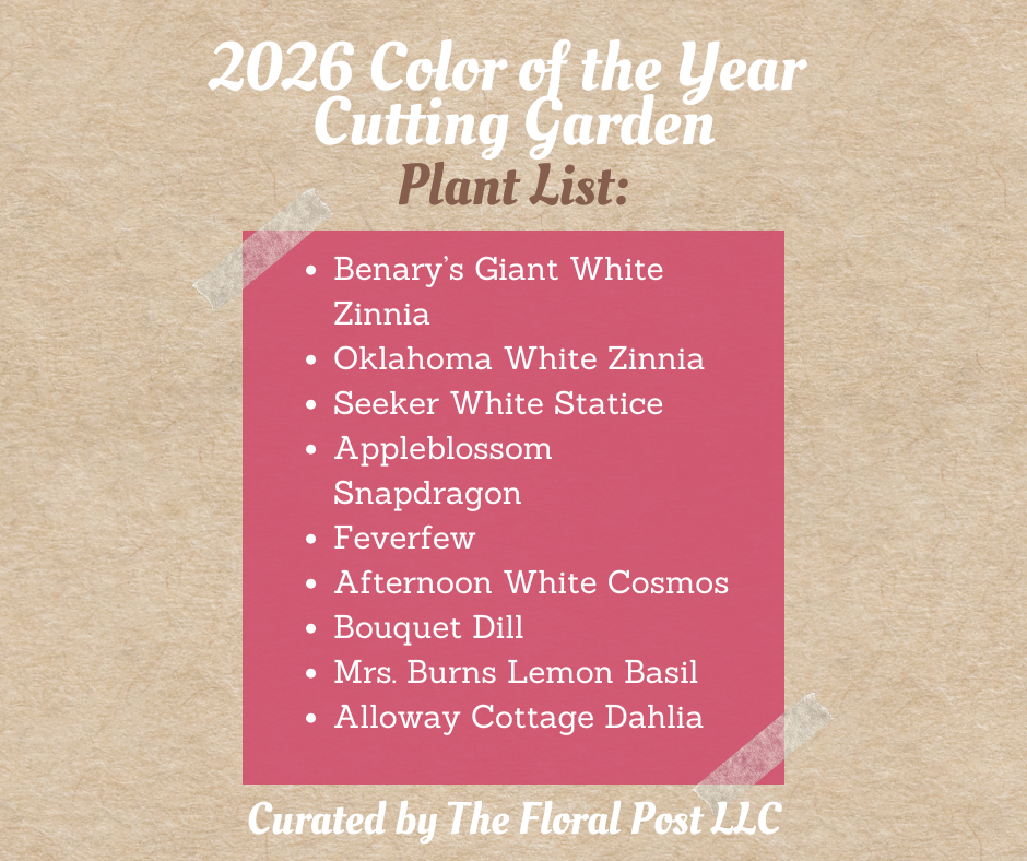 2026 Color of the Year Cutting Garden!